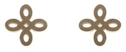 Ohrringe für Frauen Chinesischer Knoten golden - Lolita Accessories — Bild N1