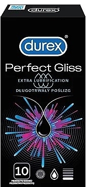 Kondome Extra Gleitgel - Durex Perfect Gliss Condoms — Bild N2