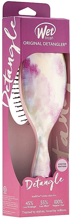 Haarbürste - Wet Brush Original Detangler Watercolor Tye Dye Blush — Bild N3