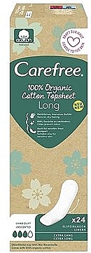 Hygiene-Slipeinlagen 24 St. - Carefree 100% Organic Cotton Long — Bild N1