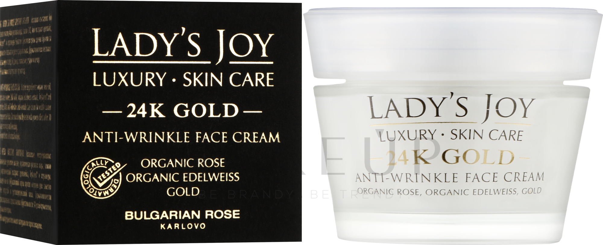 Anti-Falten-Creme - Bulgarian Rose Lady’s Joy Luxury 24K Gold Anti-Wrinkle Cream — Bild 50 ml