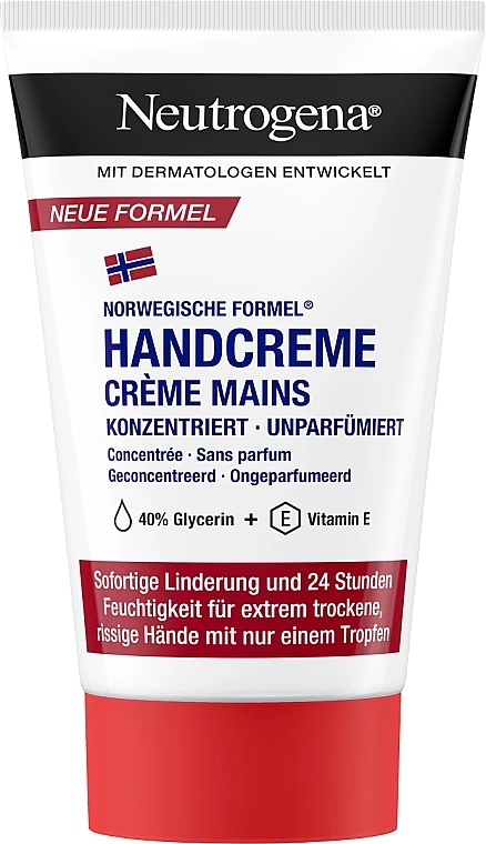 Konzentrierte, parfümfreie Handcreme Norwegische Formel - Neutrogena Norwegian Formula Concentrated Hand Cream  — Bild N1