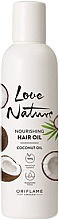 Düfte, Parfümerie und Kosmetik Pflegendes Haaröl mit Kokosöl - Oriflame Love Nature Nourishing Hair Oil Coconut Oil