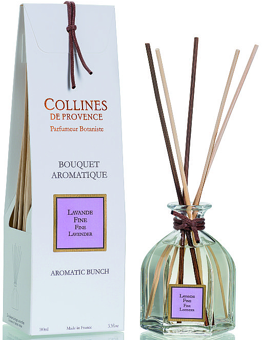 Aroma-Diffusor mit Duftstäbchen Lavendel - Collines de Provence Bouquet Aromatique Fine Lavander — Bild N1