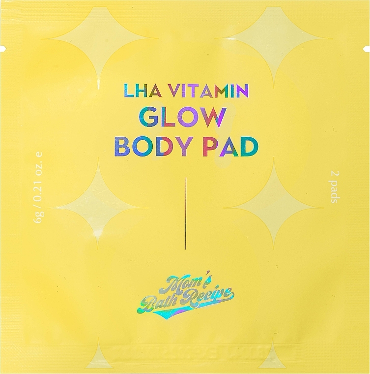Körperpads - Mom's Bath Recipe LHA Vitam Glow Peeling Pad (Beutel)  — Bild N1