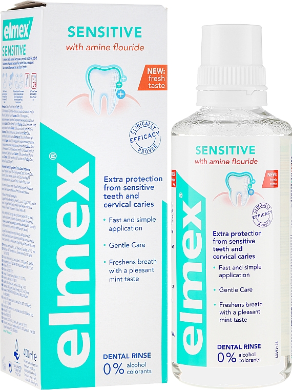 Zahnspülung mit Aminfluorid für Kinder - Elmex Sensitive Plus Water — Bild N1