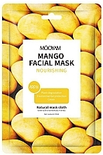 Tuchmaske für das Gesicht mit Mangoextrakt - Mooyam Mango Facial Mask — Bild N1