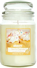 Düfte, Parfümerie und Kosmetik Duftkerze im Glas Vanilla Cupcake - Airpure Jar Scented Candle Vanilla Cupcake
