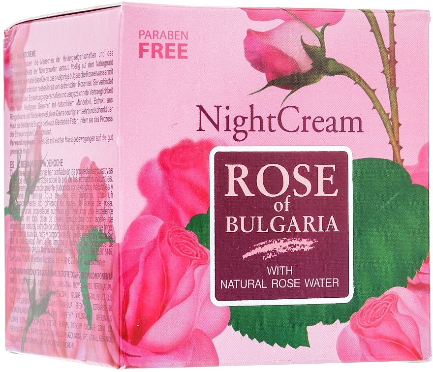 Nachtcreme für das Gesicht mit Rosenwasser - BioFresh Rose of Bulgaria Rose Night Cream — Bild N2