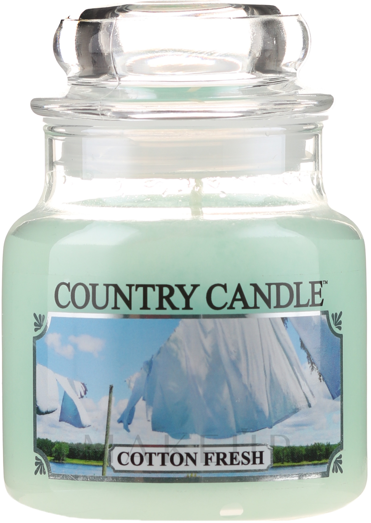 Duftkerze im Glas Cotton Fresh - Country Candle Cotton Fresh — Foto 453 g