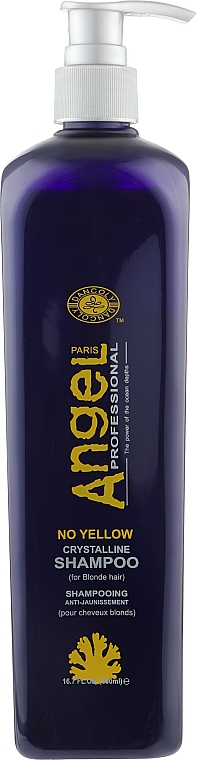 Shampoo gegen Gelbstich - Angel Professional Paris No Yellow Crystalline Shampoo — Bild N3