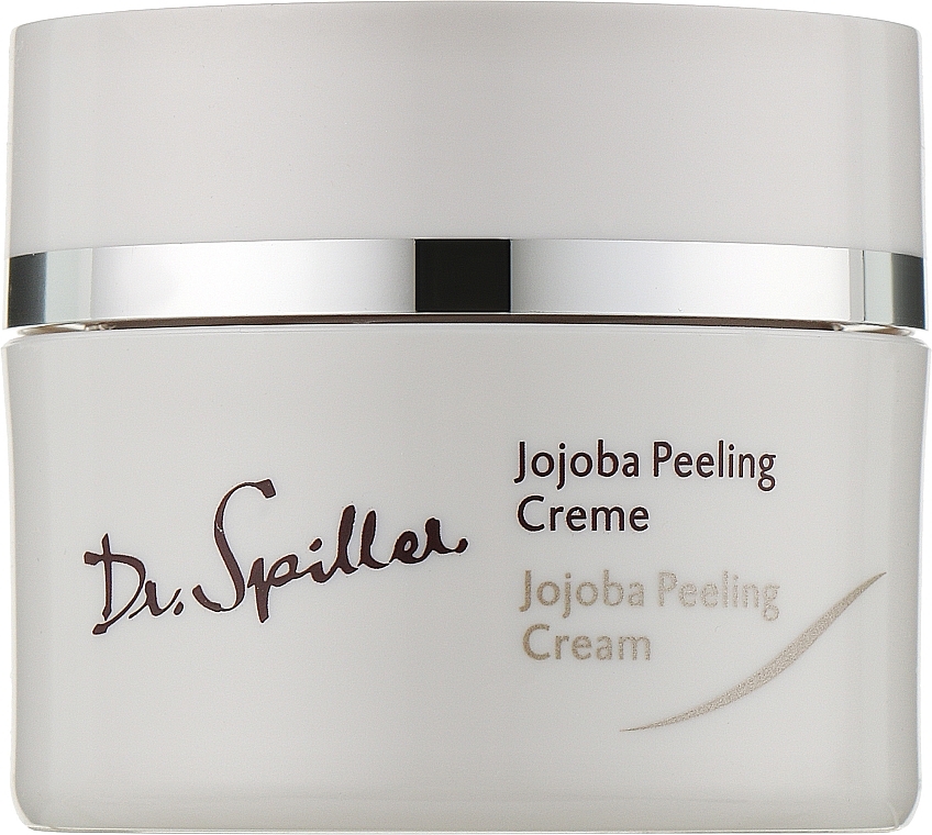 Creme-Peeling mit Jojoba-Granulat für das Gesicht - Dr. Spiller Jojoba Peeling Cream — Bild N1