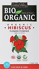 Düfte, Parfümerie und Kosmetik Peeling-Puder Hibiskus - Indus Valley Bio Organic Hibiscus Flower Powder