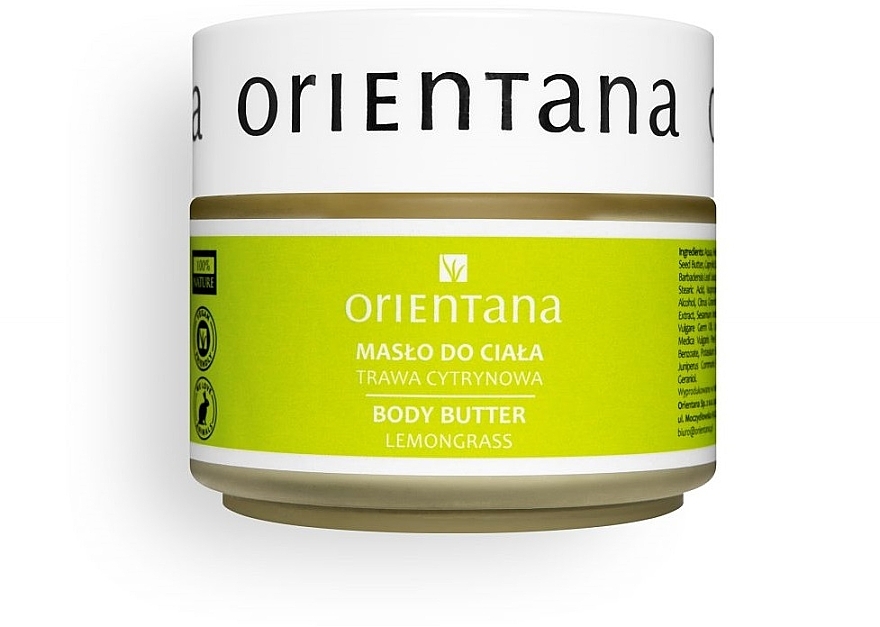 Körperbutter mit Zitronengras - Orientana Lemongrass Body Butter — Bild N1