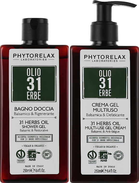 Körperpflegeset - Phytorelax Laboratories 31 Herbs (Duschgel 250ml + Körperlotion 250ml) — Bild N2