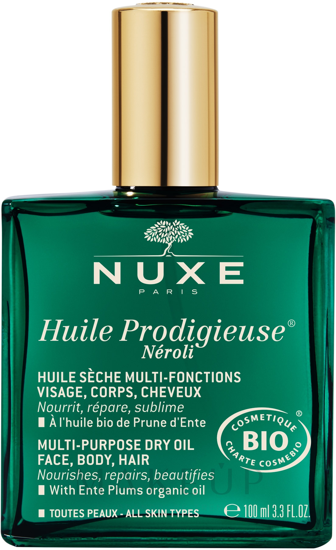 Trockenöl für Gesicht, Körper und Haare mit Neroli - Nuxe Huile Prodigieuse Neroli Bio — Bild 100 ml