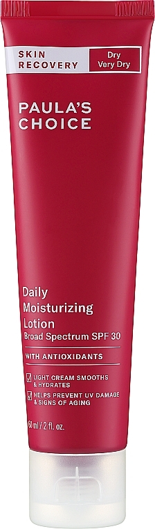 Feuchtigkeitsspendende Gesichtscreme SPF 30 - Paula's Choice Skin Recovery Daily Moisturizing Lotion SPF30  — Bild N1