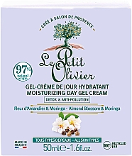 Düfte, Parfümerie und Kosmetik Tägliches Creme-Gel mit Mandelblüten - Le Petit Olivier Anti-Pollution Day Gel Cream Almond Blossom