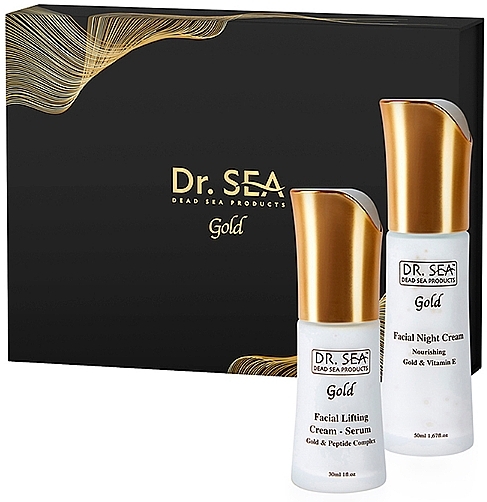 Set - Dr.Sea Gift Gold Box Intensive Nourishment (cr/50ml + ser/30ml) — Bild N1