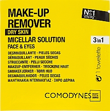 Düfte, Parfümerie und Kosmetik Mizellen-Feuchttücher zum Abschminken - Comodynes Make Up Remover Micellar Solution Easy Cleanser