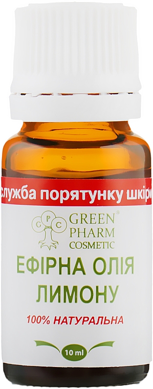 100% Natürliches ätherisches Zitronenöl - Green Pharm Cosmetic — Bild N1