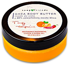Düfte, Parfümerie und Kosmetik Energiespendende Körperbutter mit 80 % Sheabutter - Soap&Friends Tangy Tangerine