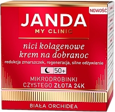 Düfte, Parfümerie und Kosmetik Gesichtscreme vor dem Schlafengehen 50+ Kollagenfäden - Janda My Clinic