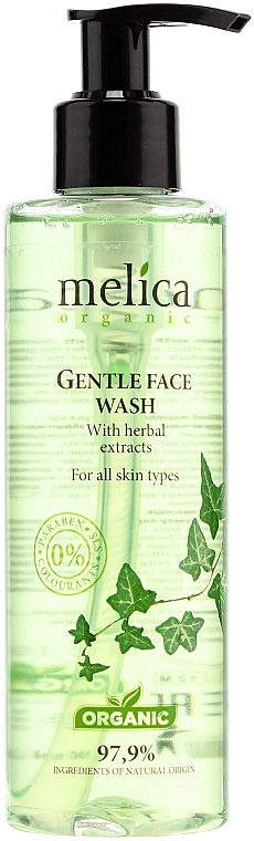 Sanftes Gesichtswaschgel mit Pflanzenextrakten - Melica Organic Gentle Face Wash — Bild N1