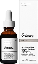 Aufhellendes Anti-Falten-Gesichtsserum mit Peptiden - The Ordinary Multi-Peptide + Copper Peptides 1% — Bild N2