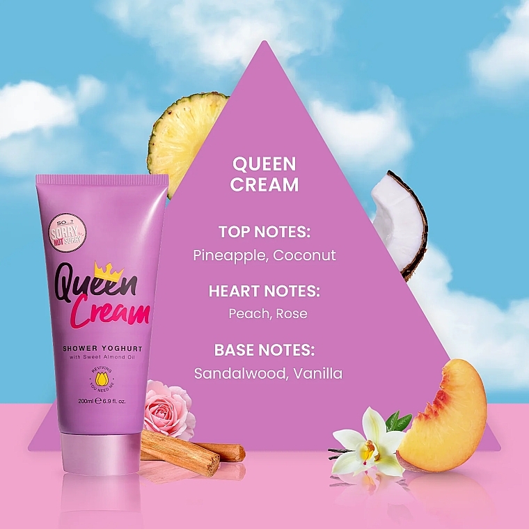 Duschjoghurt - So…? Sorry Not Sorry Queen Cream Shower Yoghurt with Sweet Almond Oil — Bild N4