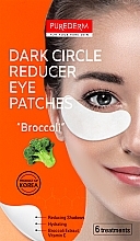 Düfte, Parfümerie und Kosmetik Augenpatches Brokkoli - Purederm Dark Circle Reducer Eye Patches Broccoli