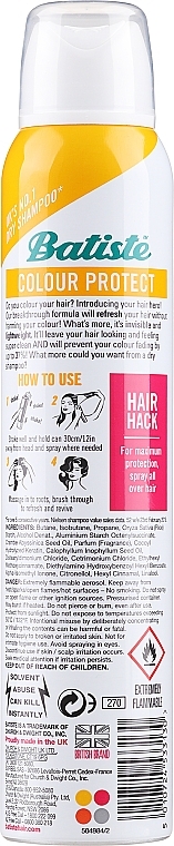 Trockenshampoo für gefärbtes Haar - Batiste Colour Protect Dry Shampoo  — Bild N2