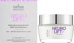 Regenerierende Anti-Falten Nachtcreme - Farmona Professional Neuro Lift+ Anti-Wrinkle Regenerating Night Cream — Bild N2