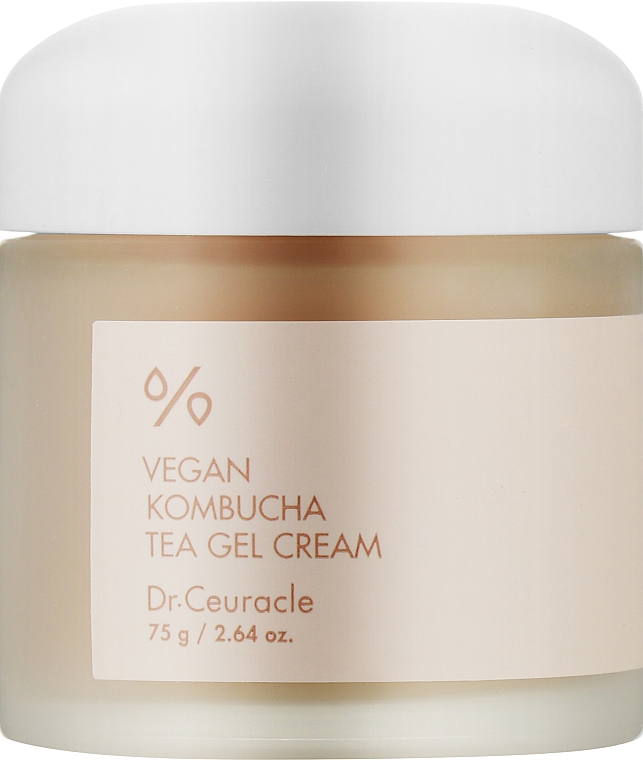 Veganes Gesichtscreme-Gel mit Kombucha Tee-Extrakt - Dr.Ceuracle Vegan Kombucha Tea Gel Cream — Bild N1