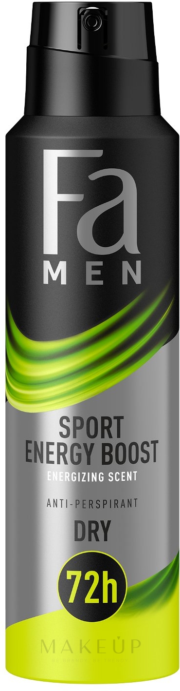 Deospray Antitranspirant - Fa Men Sport Energy Boost Deodorant Spray — Bild 150 ml