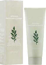 Schaum für das Gesicht mit Wermut - Missha Artemisia Calming Pack Foam Cleanser — Bild N2