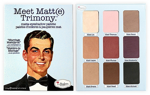 Lidschattenpalette - theBalm Meet Matt(e) Nude Matte Eyeshadow Palette (25.5g)