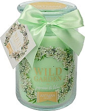 Düfte, Parfümerie und Kosmetik Duftkerze im Glas Jasmin & Flieder - Artman All Season Jar Wild Garden Jasmin & Lilac Ø10 x H16 cm (700 g)
