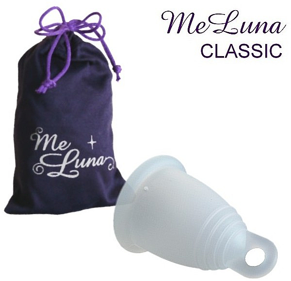 Menstruationstasse Größe XL transparent - MeLuna Classic Menstrual Cup — Bild N1
