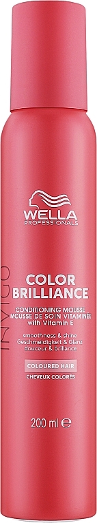 Haarmousse - Wella Professionals Invigo Color Brilliance Conditioning Mousse — Bild N1