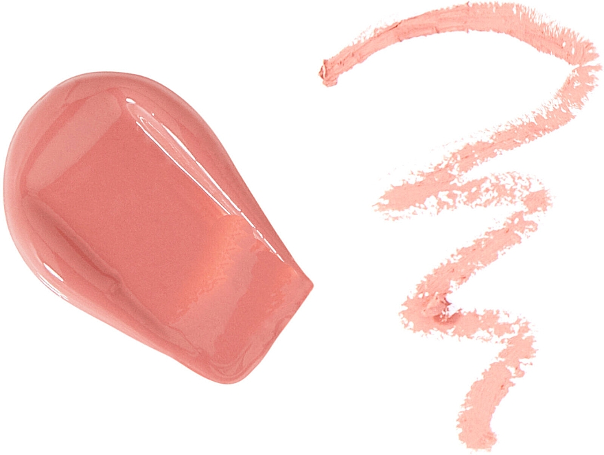 Lippen-Make-up Set (Lipgloss 3ml + Lippenkonturenstift 0.8g) - Makeup Revolution Lip Contour Kit Queen — Bild N3