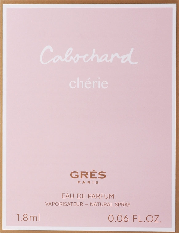 GESCHENK! Gres Cabochard Cherie - Eau de Toilette (Probe) — Bild N1