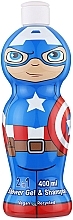 Düfte, Parfümerie und Kosmetik Air-Val International Marvel Captain America - 2in1 Duschgel