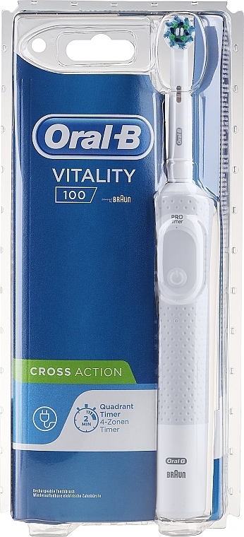 Elektrische Zahnbürste Vitality 100 Cross Action - Oral-B Braun Vitality 100 Cross Action — Bild N2
