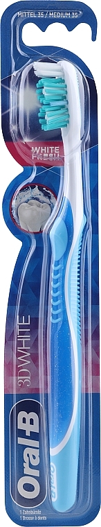 Zahnbürste weich 35 blau - Oral-B 3D White — Bild N1