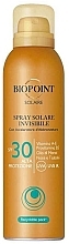 Düfte, Parfümerie und Kosmetik Sonnenschutzspray für das Gesicht SPF30 - Biopoint Solaire Spray Solar Invisible SPF 30
