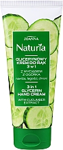 Glättende Glycerin-Handcreme mit Gurkenextrakt - Joanna Naturia Glycerin Smoothing Cucumber Hand Cream — Bild N1