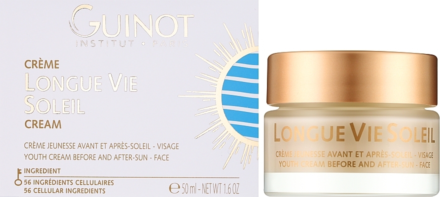 After Sun Creme - Guinot Longue Vie Soleil Youth Cream Before And After Sun Face — Bild N2