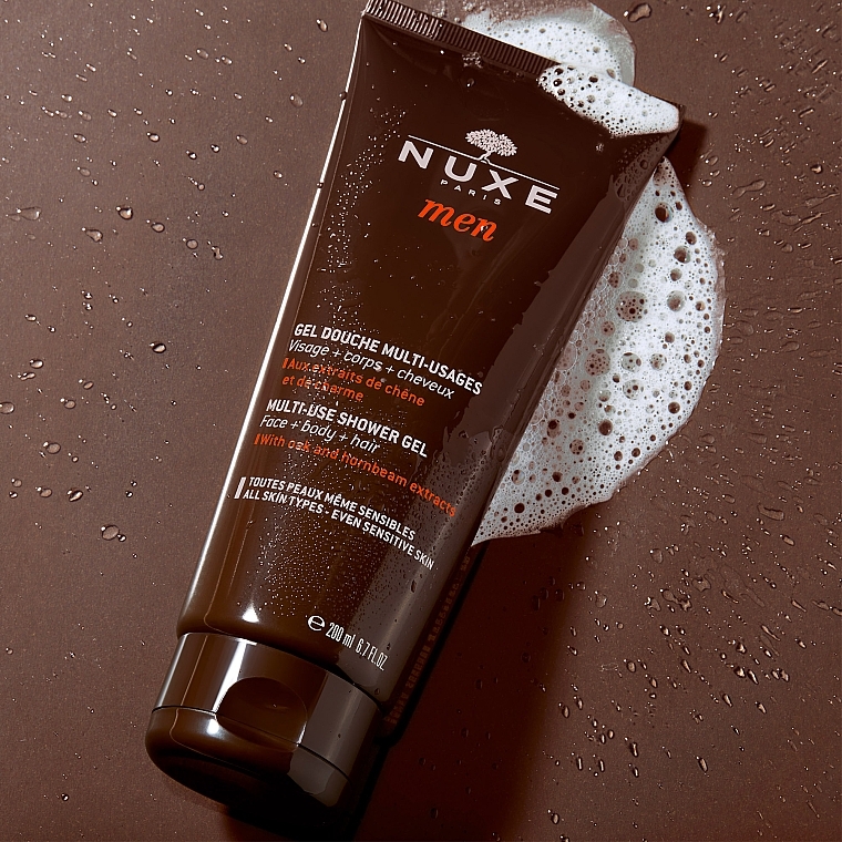 Gesichts- und Körperpflegeset - Nuxe Men Exclusively Him (Duschgel 200ml + Gesichtsgel 50ml + Deodorant 50ml)  — Bild N7