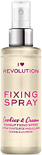 Düfte, Parfümerie und Kosmetik Make-up-Fixierer - I Heart Revolution Fixing Spray Cookies & Cream